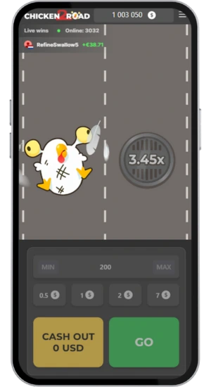 Game Over Bildschirm Chicken Road