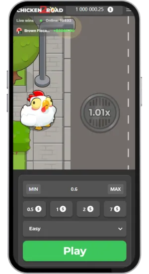 Inizio con moltiplicatore 1.01x