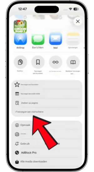 Fatpirate Deelmenu icoon in Safari voor Chicken Road 2